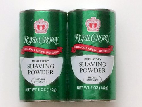 ROYAL CROWN Shaving Powder with Lemon-Lime Fragrance 5oz (Pack of 2)