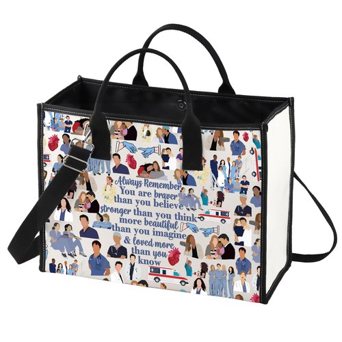 LEVLO Droctor TV Show Cosmetic Make Up Bag Derek and Meredith Inspired Fans Gift Droctor MeredithZipper Pouch Bag (Derek LT)