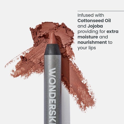 Wonderblading Lip Stain Peel Off Masque (Lovely) with 360 Contour Lipliner (Saddle)