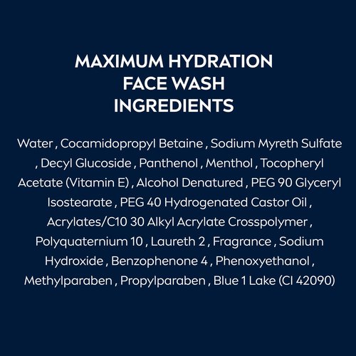 NIVEA MEN Maximum Hydration Moisturizing Face Wash (5 Fl Oz) + Maximum Hydration Deep Cleaning Face Scrub (3 x 4.4 Oz), Skin Care Set for Men with Aloe Vera