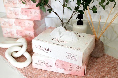 No Mess Beauty Cap - Disposable Cosmetic Mask- 15 Count