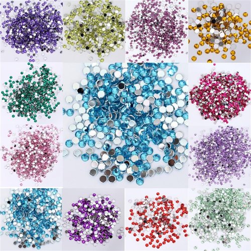87500PCS Crystal Beads for Diamond Painting, Diamond Painting Accessories, 175 Colors Round Drills Rhinestones for Crafts, Bead Art or Nails Art, 2.5MM