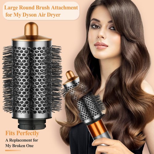 YTCHYYSK Large Round Volumizing Brush and Large Diffuser Nozzle Attachment for Dyson Airwrap