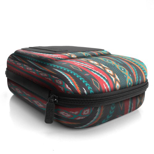 USA GEAR Hard Shell Toiletry Travel Bag Organizer Kit with Customizable Storage Pockets - Perfect for Carrying Shampoo, Conditioner, Body Wash, Shaving Supplies and More Toiletries - Southwest