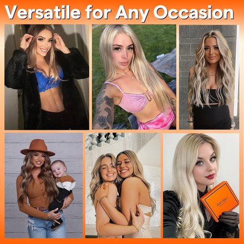 Full Shine Hand Tied Weft Hair Extensions for Fashion Women Sew in Human Hair Straight Remy Weft Extensions Remy Human Hair Full Head Dark Brown 50 Gram 18 Inch