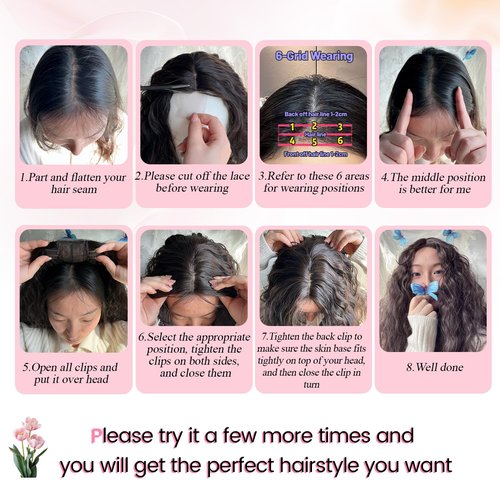 PANEWAY Curly Hair Toppers For Women with Thinning Hair Synthetic 6.5’’x6.5’’ Ladies Wiglets Full Coverage Topper Perfect for Daily, Holiday, Style (20",Dark Brown)