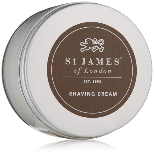 St James of London Sandalwood & Bergamot Shave Cream Jar, 5.07 oz