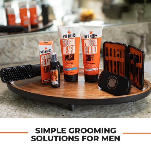 Wild Willies Beard Growth Gummies Supplement for Men - with Biotin & 19 Vitamins for Stronger, Thicker Facial Hair - 60 Gummies