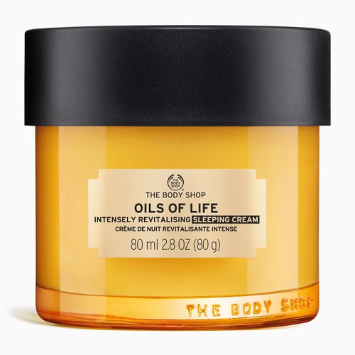 The Body Shop Oils Of Life Intensely Revitalising Sleeping Cream, 100% Vegan Night Cream, 2.7 Oz, one size (I0038833)