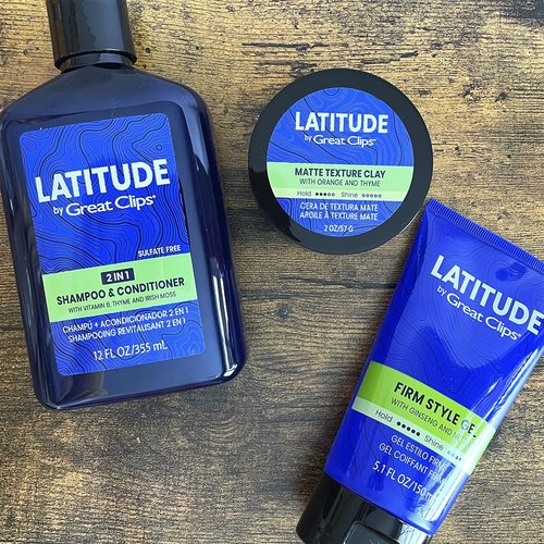GREAT CLIPS LATITUDE 2-in-1 Shampoo + Conditioner | Daily Shampoo and Conditioner Set for Men | Promotes Full + Healthy Hair | 32oz
