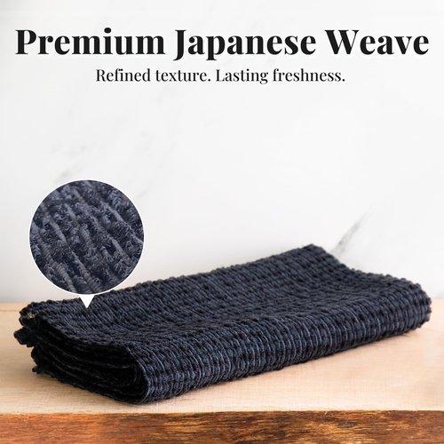 REBEL SCRUB CLUB Japanese Exfoliating Washcloth - Made in Japan, 100% Nylon Shower Towel, A Body Wash Cloth for All Skin Types.