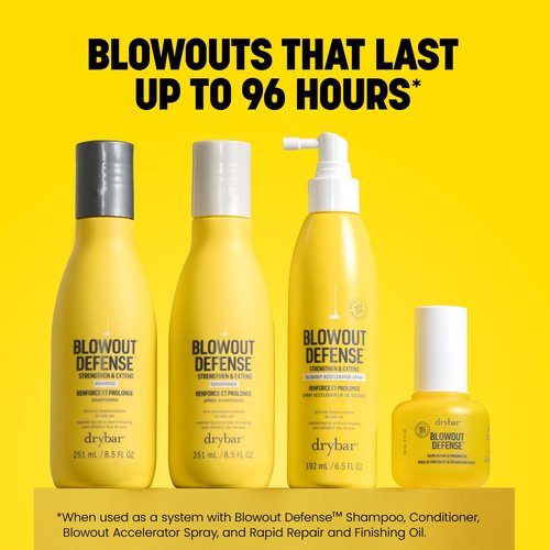 Drybar Blowout Defense Rapid Repair and Finishing Oil - Weightless Heat Protectant for Hair, Repairs Split Ends, Adds Shine for Long-Lasting Blowouts