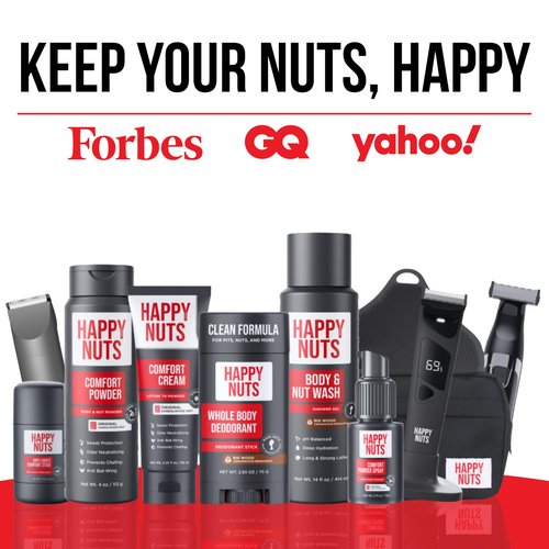 HAPPY NUTS Comfort Starter Pack - Cream and Powder Deodorants