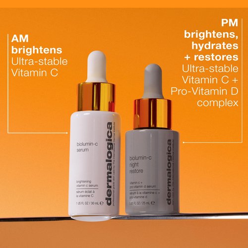 Dermalogica Biolumin-C Serum, Vitamin C Dark Spot Serum for Face with Peptide and AHA - Exfoliates and Reduces Sign of Skin Aging, 0.34 Fl Oz