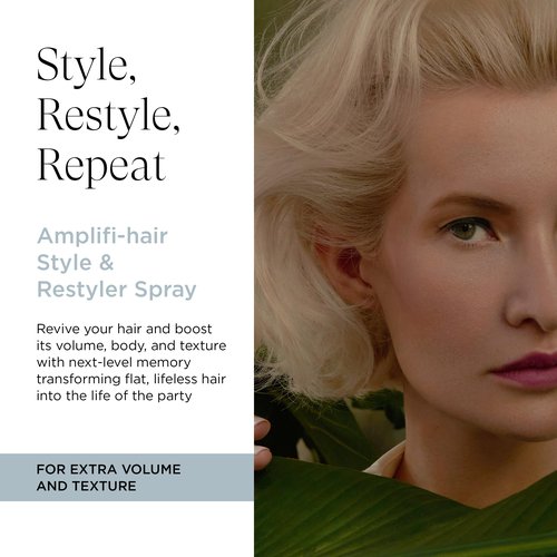 Intelligent Nutrients Amplifi-hair Style & Restyler Spray, Volume Boost and Texture Styling for All Hair Types, Vegan, 5 Oz