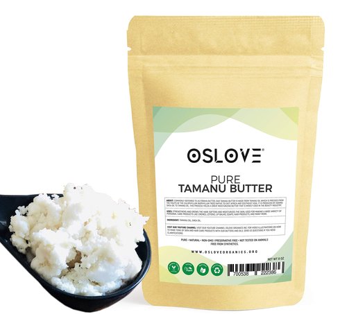Oslove Organics Tamanu Butter 8 oz Use in Soaps, Body Butters, Salves, Lotions and Cremes