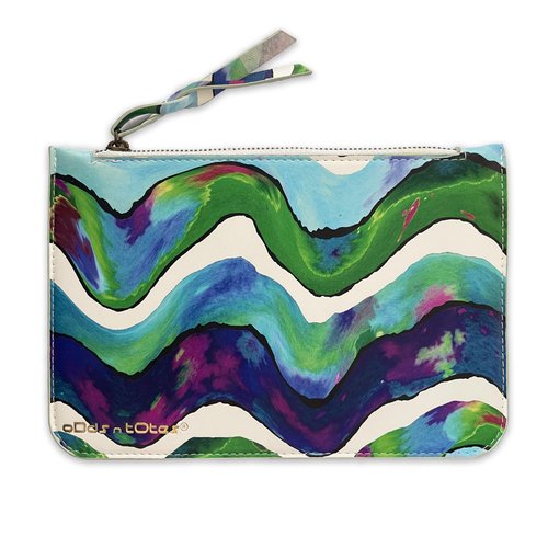 ODDS N TOTES Small Makeup Bag, Cosmetic Pouch, Passport Holder for Travel, Travel Pouch for Passport and Documents, Pouches for Purse, Casual Clutch Bag for Women, Men