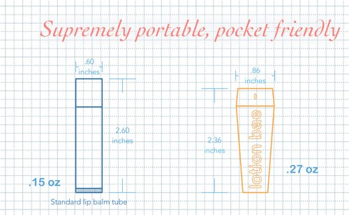 Lotion Bae - Premium Reusable Travel Size Lotion Bottle