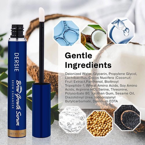 Dersie Eyebrow Growth Serum (0.17 Fl Oz (Pack of 2))