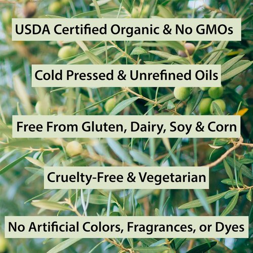 Amara Organics Organic Body Lotion - USDA Certified Organic Nourishing Hand & Body Lotion - Unscented - 8 fl oz