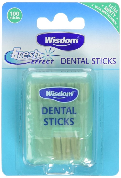 Wisdom Fresh Effect Dental Wood-Count, Pack of 4, 400-Count