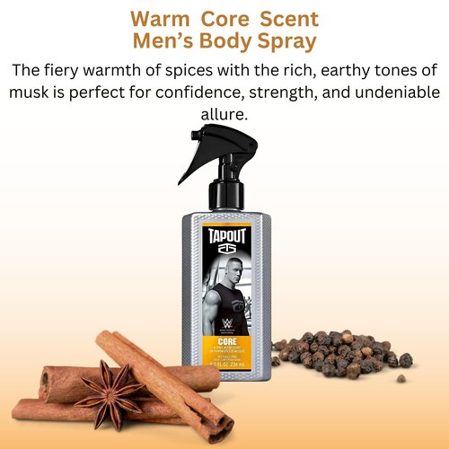 Tapout Body Spray for Men – Fragrance Variety Set, 6-Pack Gift Collection, 8 Ounces Each