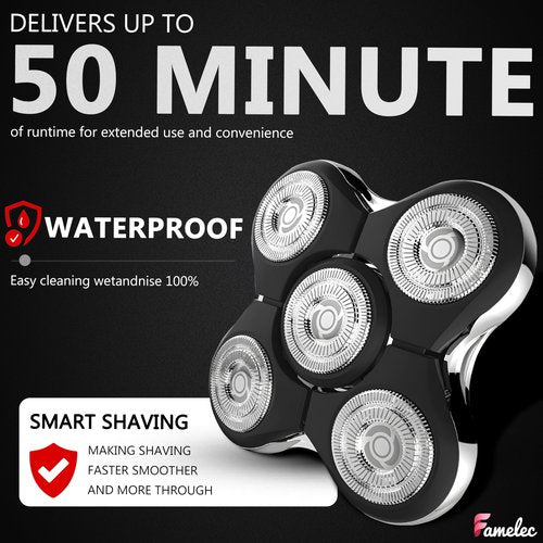 FAMELEC for Remington Balder Pro Head Shaver XR7000, Fit for Remington Balder Pro Replacement Head XR1500 XR1501, Replacement Head Shavers for Bald Men Compatible with Shaver for Men