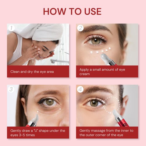 EnaSkin Retinol Anti-Aging Eye Cream: Instant Under Eye Bags Treatment & Rapid Wrinkle Repair - Tightening & Reduce Puffiness for Women, Day & Night, 0.85 fl.oz