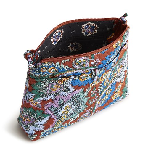 Vera Bradley Premium Cotton Original Hipster Crossbody, Flowers + Feathers