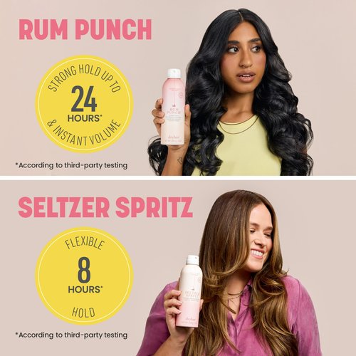 Drybar Seltzer Spritz Flexible Hold Hairspray | Holds Style for 8 Hours* with Touchable Finish, Adds Softness, Ultrafine Mist Diffuser for Even, Quick Drying Application, Vegan & Cruelty Free