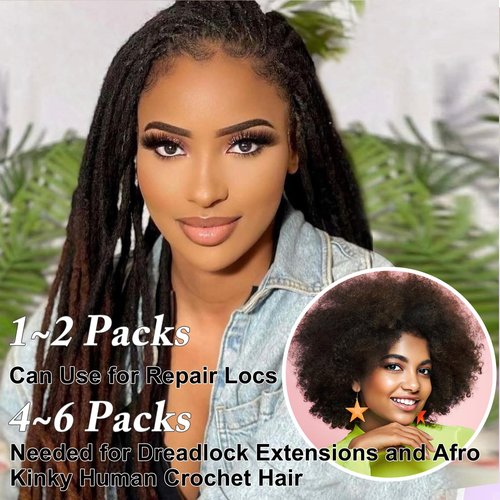 Bob Afro Kinkys Bulk Human Hair 10 Inch 50g Afro Kinky-curly Hair Bulk for Twist Braids 4C Kinkycurly Bundles Human Braiding Hair for Women Girl Kids Natural Black 50g/pack