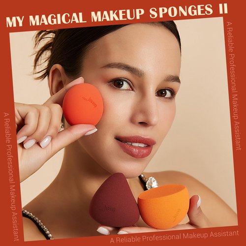 Jessup Face Makeup Brushes Set T273 with Makeup Sponge SP013