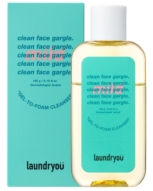 LAUNDRYOU Daily Deep Facial Gel-To-Foam Mild Cleanser with Pine & Lactobacillus Extract for Exfoliating Pore Refinement and Sebrum Control to Remove Makeup and Blackheads - (5.64 fl. oz)
