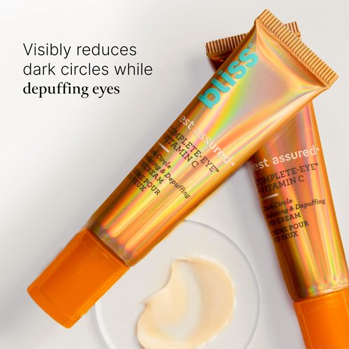 Bliss Niacinamide Disappearing Act Face Serum - Niacinamide PC Serum + Pore Vanish Complex +Bliss Rest Assured ™ Eye Cream with Vitamin C & Caffeine