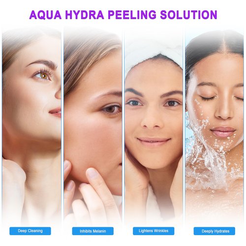 Hydrofacial serum Water Peeling Aqua Peel Concentrated Solution Face cleansing and moisturizing 30ml/1.01oz Per Bottle Dilute to 800ml/27oz Solution Use AS1 SA2 AO3 3 Bottles Per Set Elitzia ETCCS123T