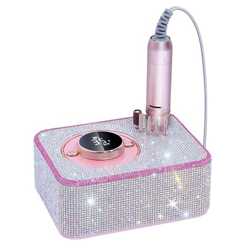 ANBEISTEE Electric Nail Drill 35000 RPM, Professional Rechargeable Nail File Kit, Nail Drill Machine, Acrylic Nail Kit for Any Manicure, Pedicure, Ideal Nail Art Tools, Designed for Salon, Home
