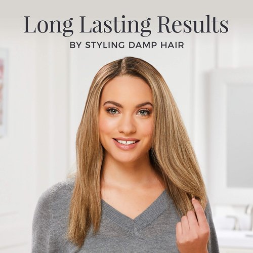 Remington Wet2Straight Hair Straightener / Flat Iron, 450°F Salon High Heat, 1 3/4" Inch plates, Mauve