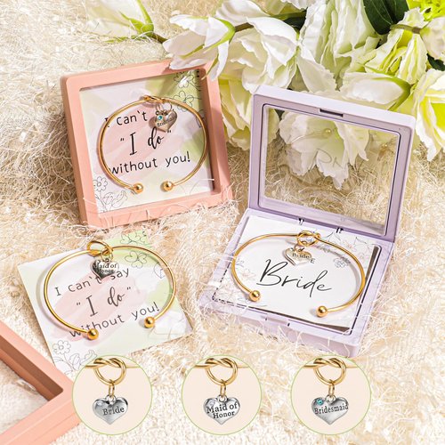 Bridesmaid Gifts,Wedding Gifts for Valentines Day,42PCS Bridesmaid Proposal Gifts,Wedding Maid of Honor Gifts,Bridal Shower Cosmetic Makeup Bags