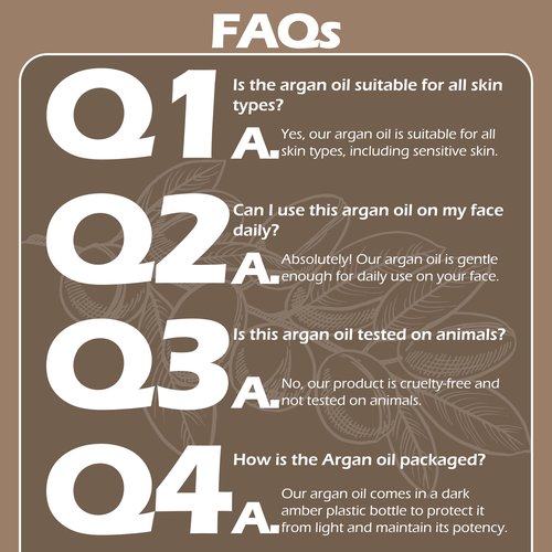 Argan Oil 16 fl. oz. Morocco Virgin, Cold Pressed 100% Pure Natural - Stimulates Hair Growth, Skin, Face And Body Moisturizer.