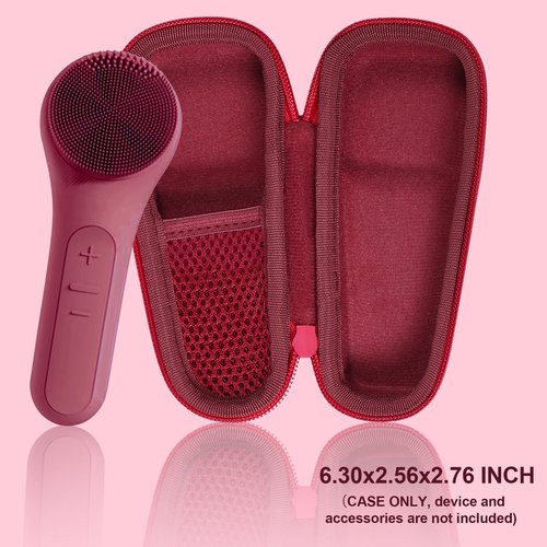 co2CREA Hard Carrying Case Compatible with NågraCoola CLIE 2 1 Sonic Facial Cleansing Brush (Berry)