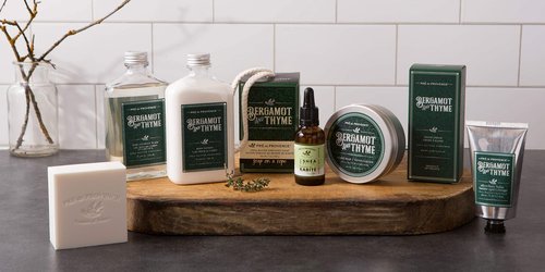 Pre de Provence Bergamot & Thyme Men's Fragrance Collection, Shave Soap in Tin, 150 G