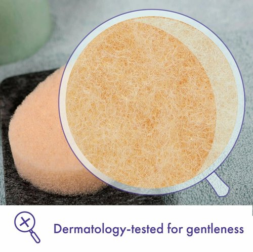 Buf-Puf Multi-Pack Exfoliating Sponges – Facial and Body Cleansing, Dermatologist Developed – 3 Pack