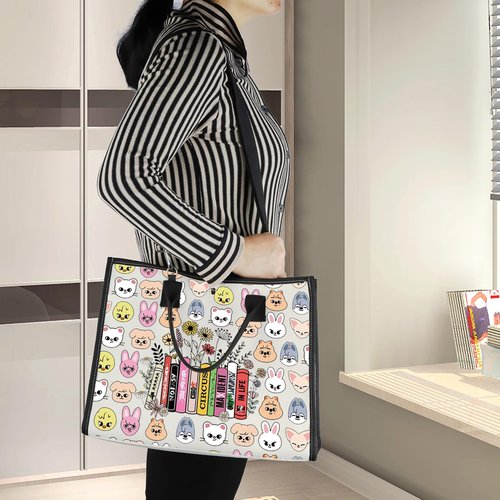 LEVLO Cartoon SKZ Cosmetic Makeup Bag SKZ Animal Fans Gift Cartoon Member Zipper Pouch Bag (SKZ Life LT)