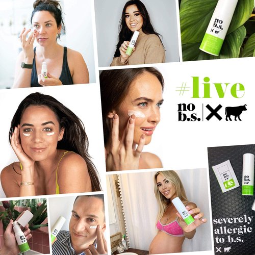 No Bad Stuff - Caffeine Eye Cream with Pure Hyaluronic Acid & Plant Based Squalane Oil, Under Eye Cream for Dark Circles & Puffiness, Travel Size, 0.5 FL Oz, and CoQ10 for Wrinkles