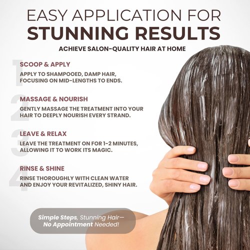 LUXURY TREND Collagen Hair Mask for Damaged Hair - Hydrating and Repairing Formula, Promotes Growth and Thickness - Ideal for Curly and Dry Hair, 16.9 oz