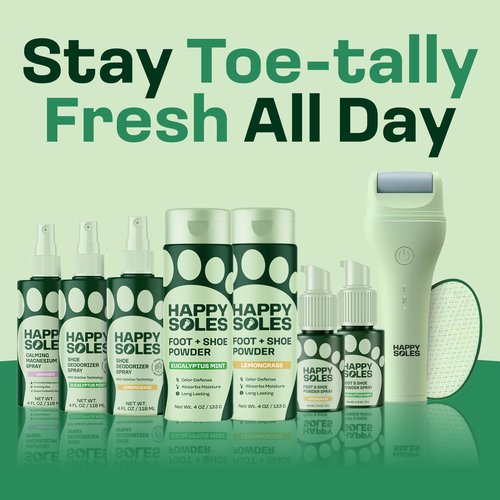 HAPPY SOLES Electric Sole Buffer Foot Callus Remover - Rechargeable Electric Foot File for Dead Dry Skin - Professional Pedicure Tool - Smooth Cracked Heels & Calloused Feet - Ultimate Self-Care Tool