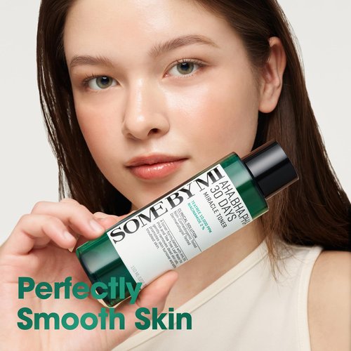 SOME BY MI AHA BHA PHA 30 Days Miracle Toner & Miracle Green Tea Tox Bubble Cleanser