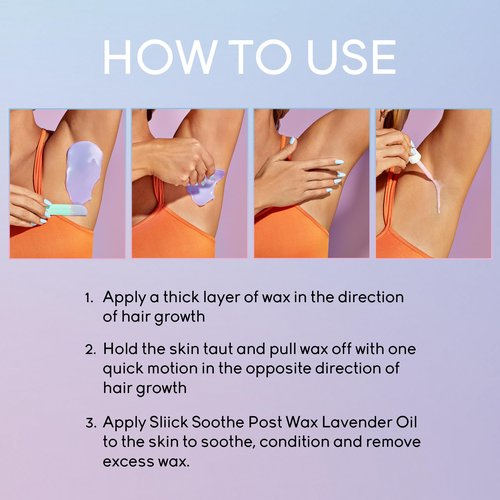 Sliick Hard Wax Beads for Hair Removal, Dream Clouds - DIY At-Home Wax Beads for Face, Body & Sensitive Skin, No-Strip Formula, 16 oz