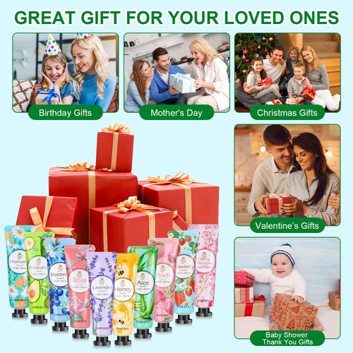 KIYTARBOO 80 Pack Hand Cream Gift Set: Hand Lotion Travel Size, Teacher Appreciation Gifts, Hand Cream for Dry Cracked Hands, Mini Lotion Bulk, Small Gifts for Women Corworkers Nurse Birthday Party