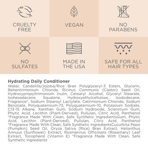 Côte Beauty’s Hydrating Conditioner, Detangles Effortlessly for Shiny Hair, Enriched with Omega 6 and 9, Castor Seed Oil, Vegan & Cruelty-Free Hair Conditioner for Women, 10 Fl Oz